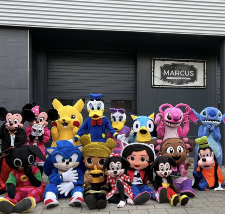 Mascotte inhuren kinderfeest of evenement